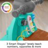Fisher-Price Laugh & Learn Toddler Ride-On Toy, Smart Stages Cruise Along Scooter with Lights Music