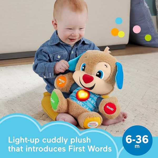 Fisher-Price Laugh & Learn Baby Learning Toy, Smart Stages Puppy
