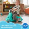 Fisher-Price Laugh & Learn Toddler Ride-On Toy, Smart Stages Cruise Along Scooter with Lights Music